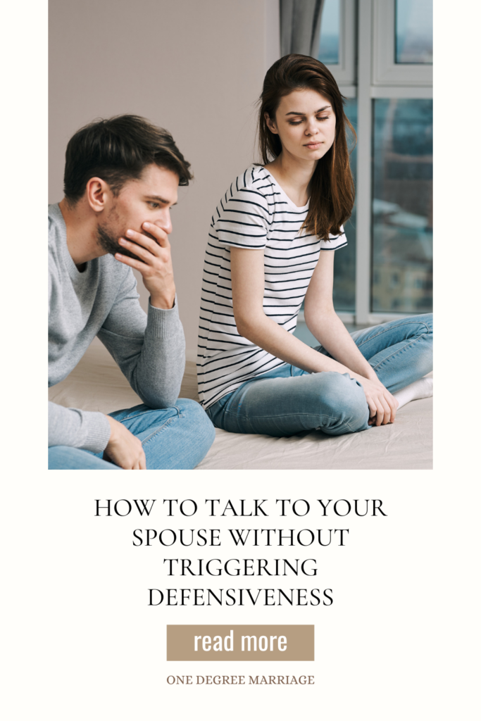 How to bring something up in marriage without starting a fight or escalating conflict