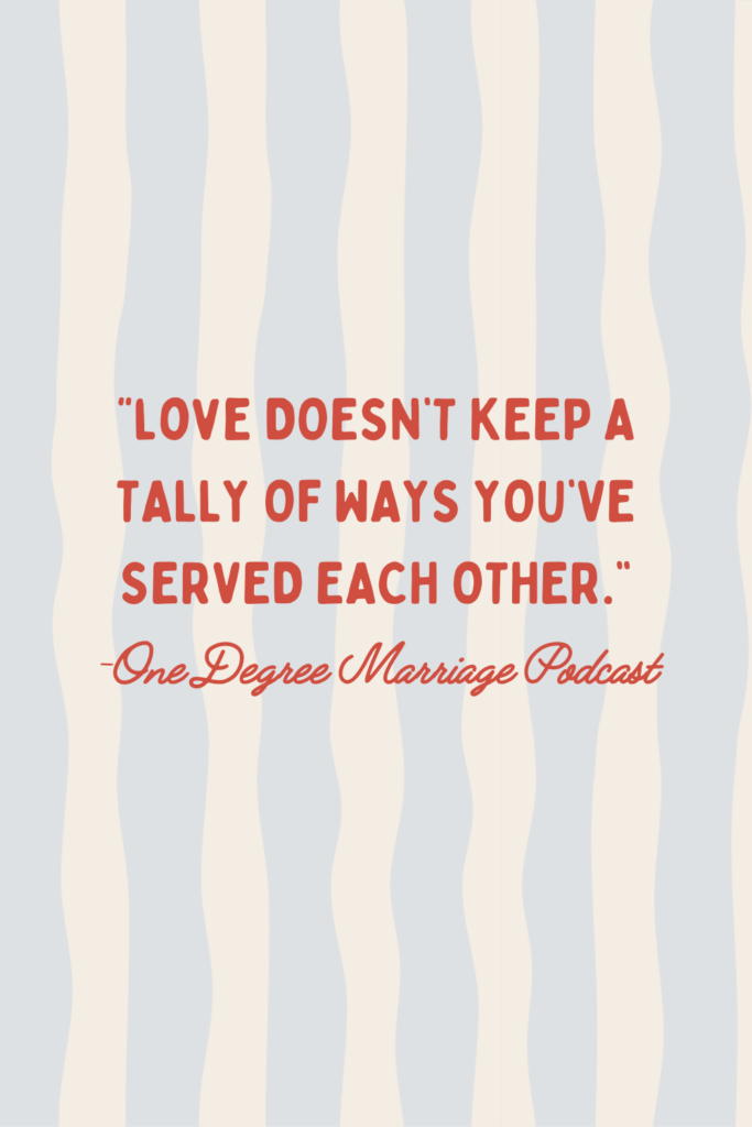 couple serving each other in marriage