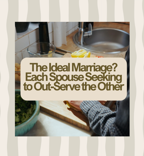 couple serving each other in marriage